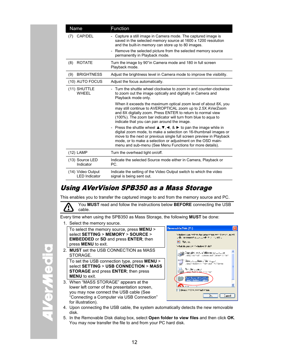 AVer SPB350 user manual User Manual | Page 16 / 25