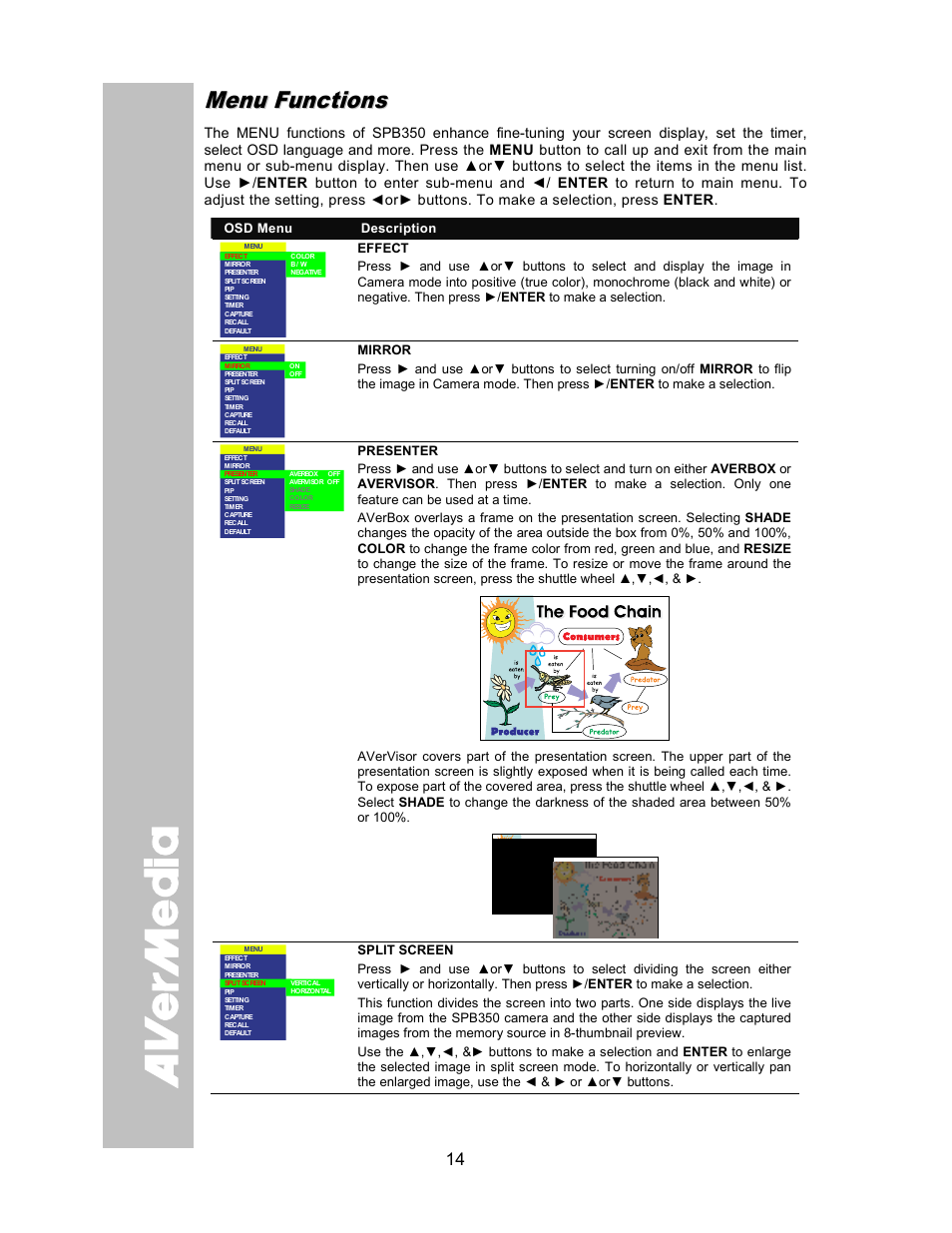 AVer SPB350 user manual User Manual | Page 18 / 25