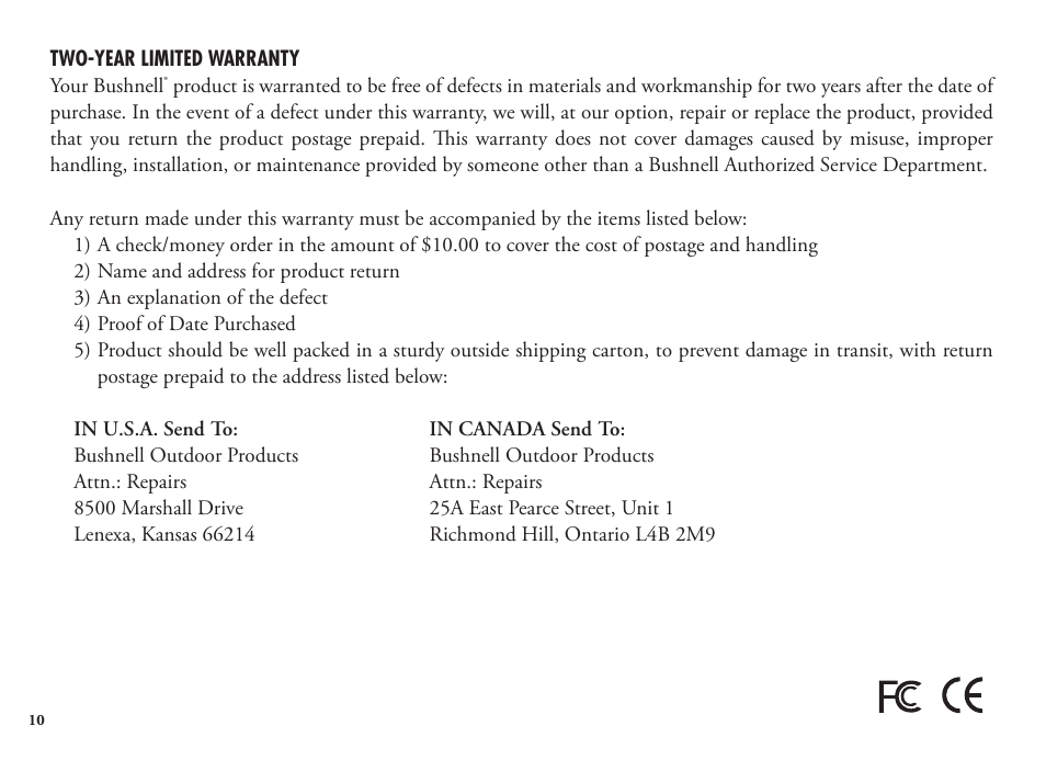 Bushnell 202204 User Manual | Page 12 / 76