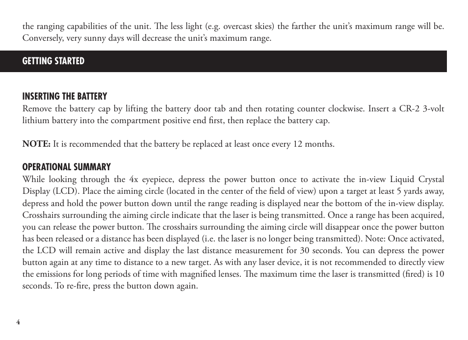 Bushnell 202204 User Manual | Page 6 / 76