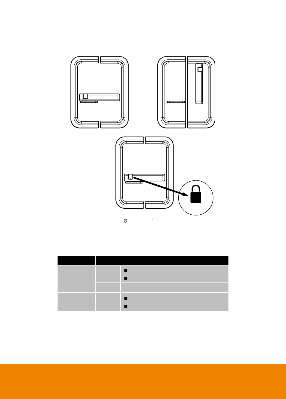 Door lock, Led status | AVer Tab40C User Manual | Page 7 / 11