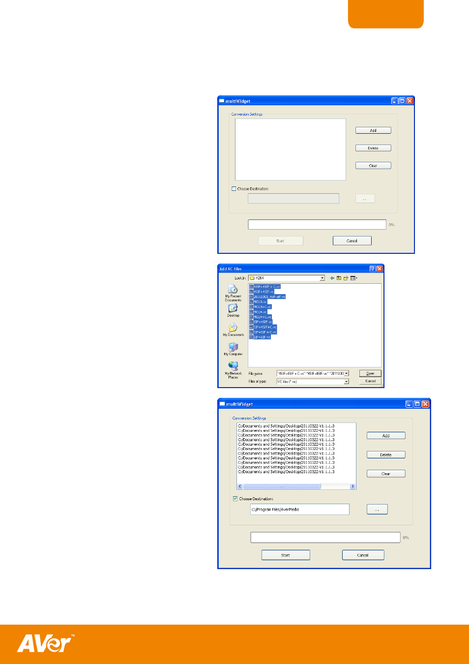 To convert files using multiconversion | AVer H300 user manual User Manual | Page 71 / 77