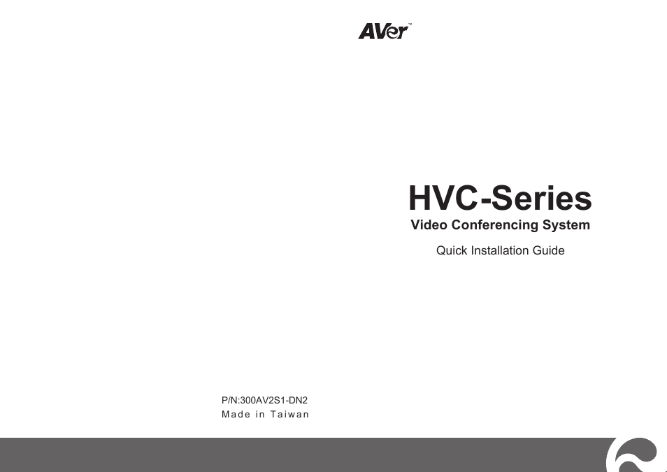 AVer HVC130 quick guide User Manual | 10 pages