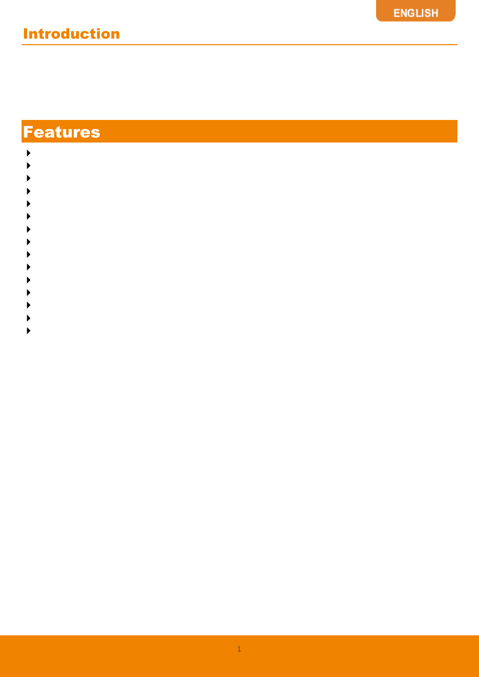 Features, Introduction | AVer EVC130 user manual User Manual | Page 4 / 89