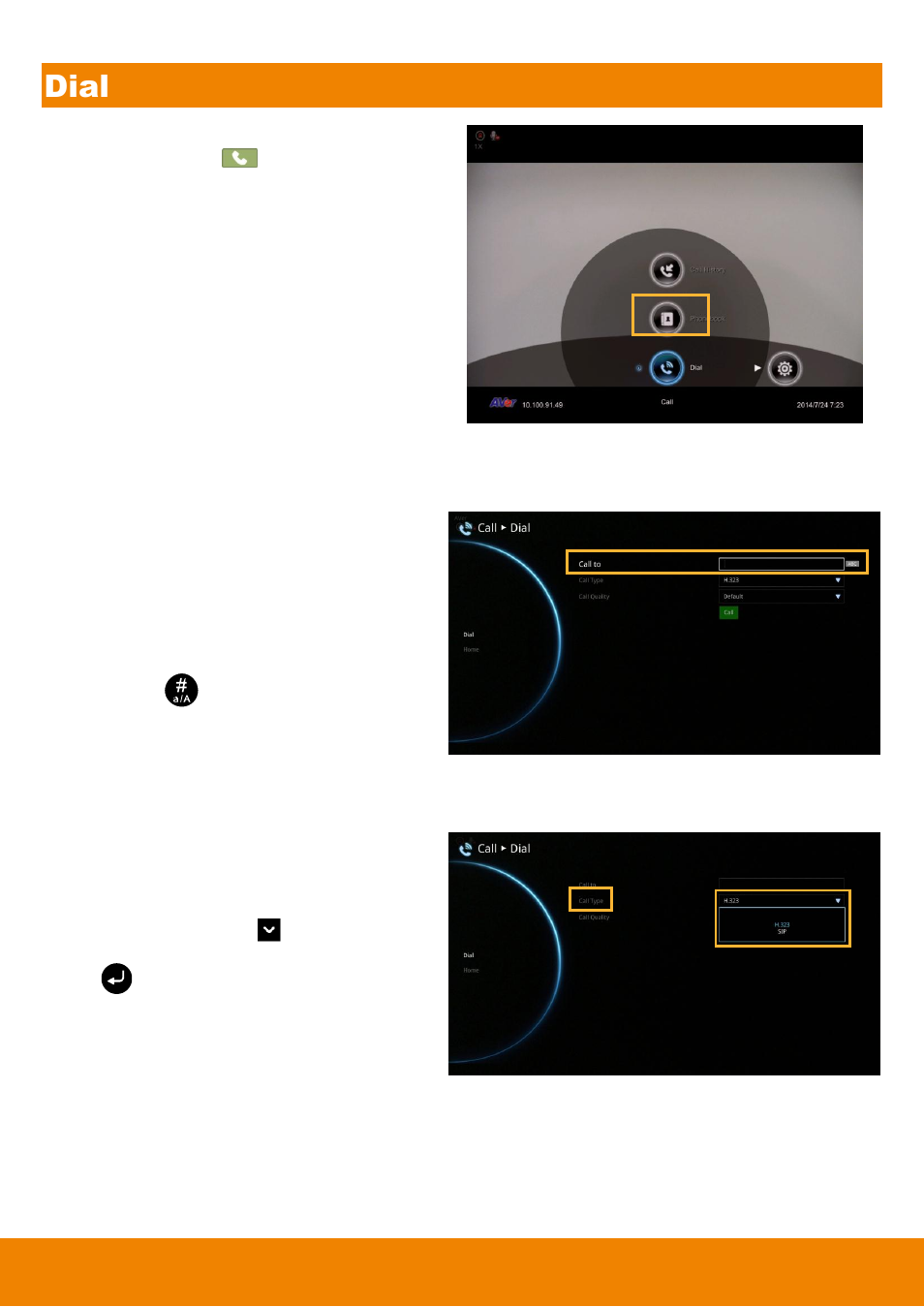 Dial | AVer EVC900 User Manual | Page 29 / 93