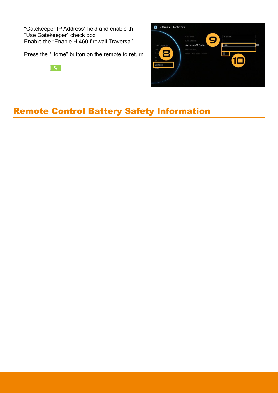 Remote control battery safety information | AVer EVC900 User Manual | Page 89 / 93
