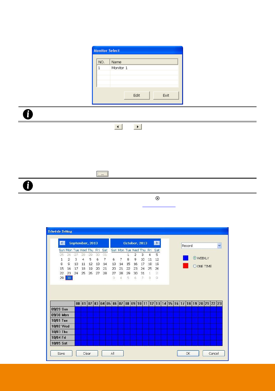 4 schedule setup | AVer CM3000 for E5016 User Manual | Page 30 / 47