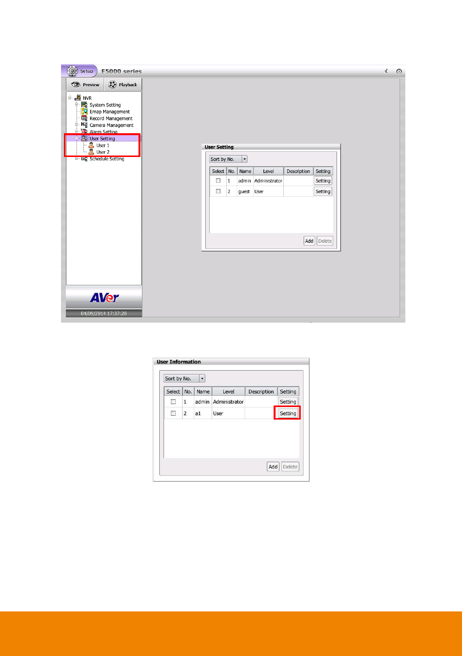 AVer E5000 series User Manual | Page 124 / 191