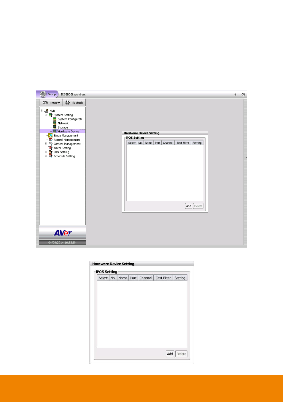 16 ipos setting, Ipos setting | AVer E5000 series User Manual | Page 132 / 191