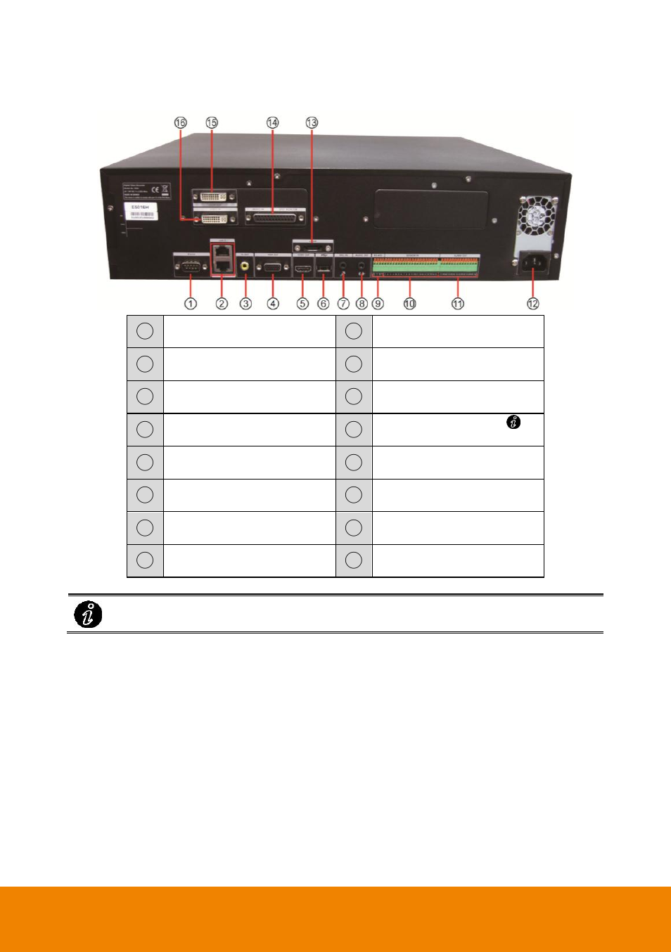 2 e5016h, E5016h | AVer E5000 series User Manual | Page 14 / 191