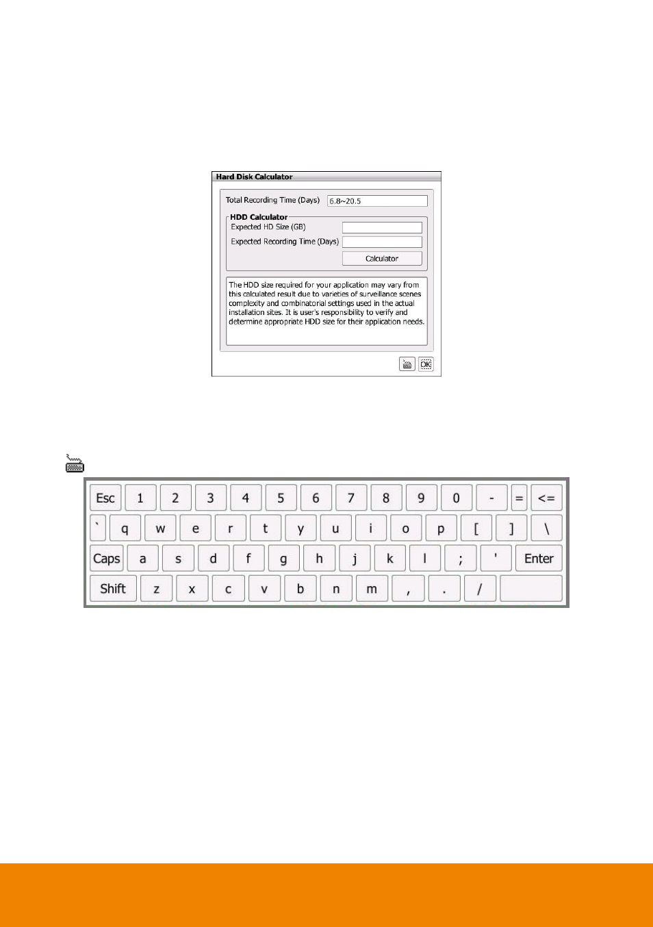 2 using on screen keyboard, Using on screen keyboard | AVer E5000 series User Manual | Page 145 / 191