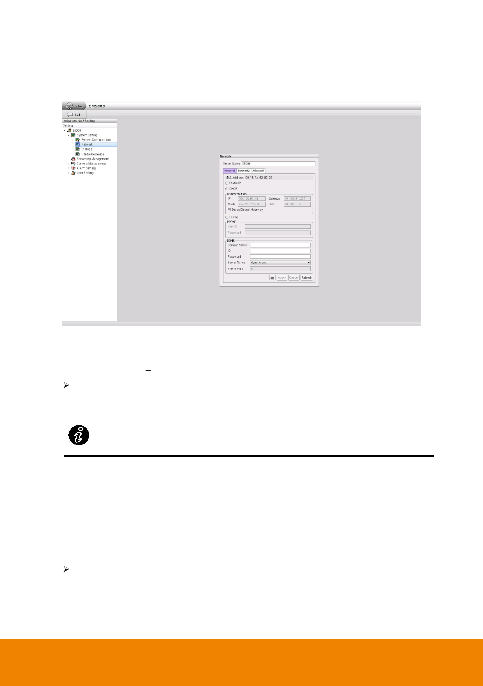 2 network setting, Network setting | AVer CM5000 User Manual | Page 100 / 157