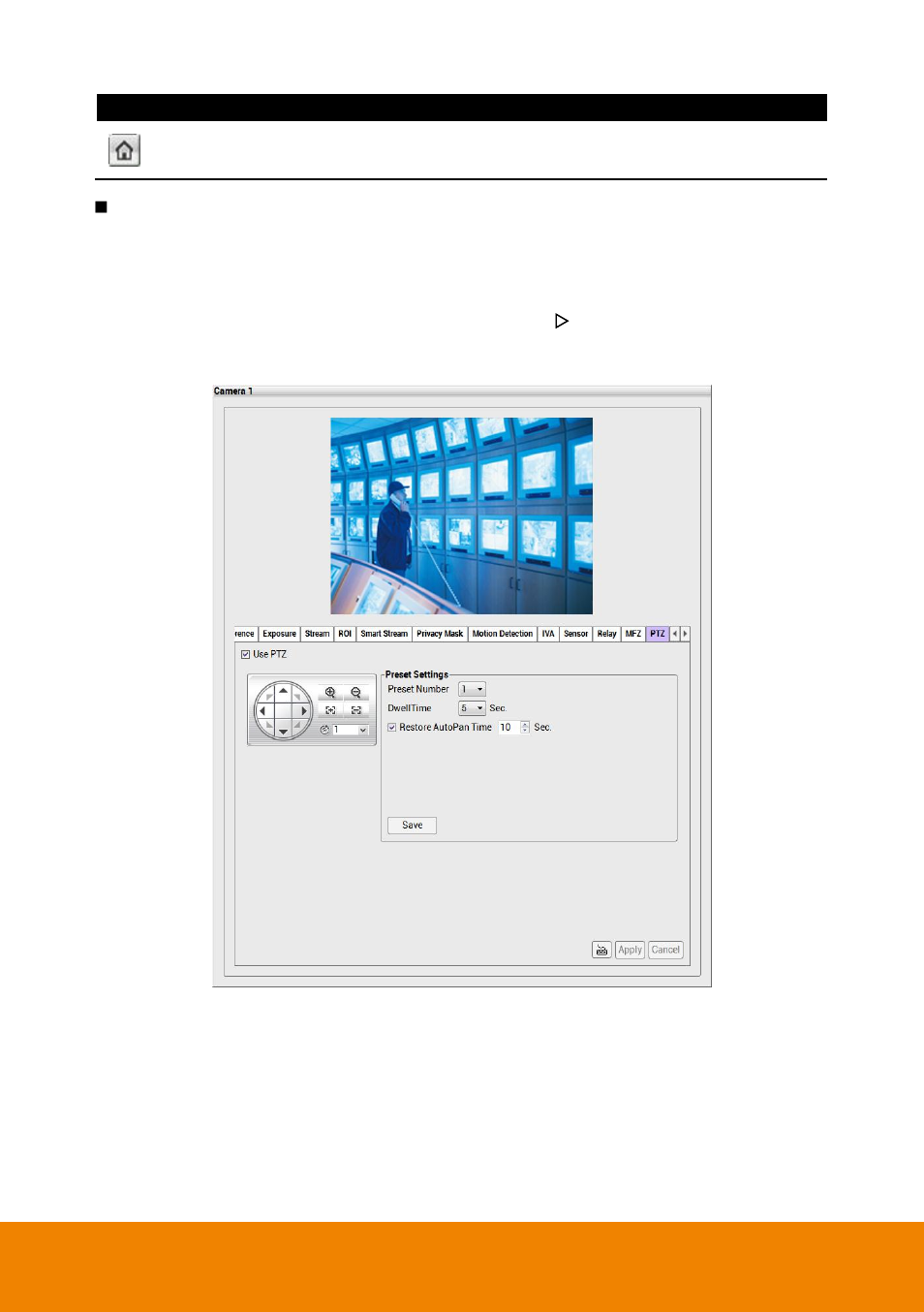 Setup camera ptz function, Setup ip ptz | AVer CM5000 User Manual | Page 132 / 157