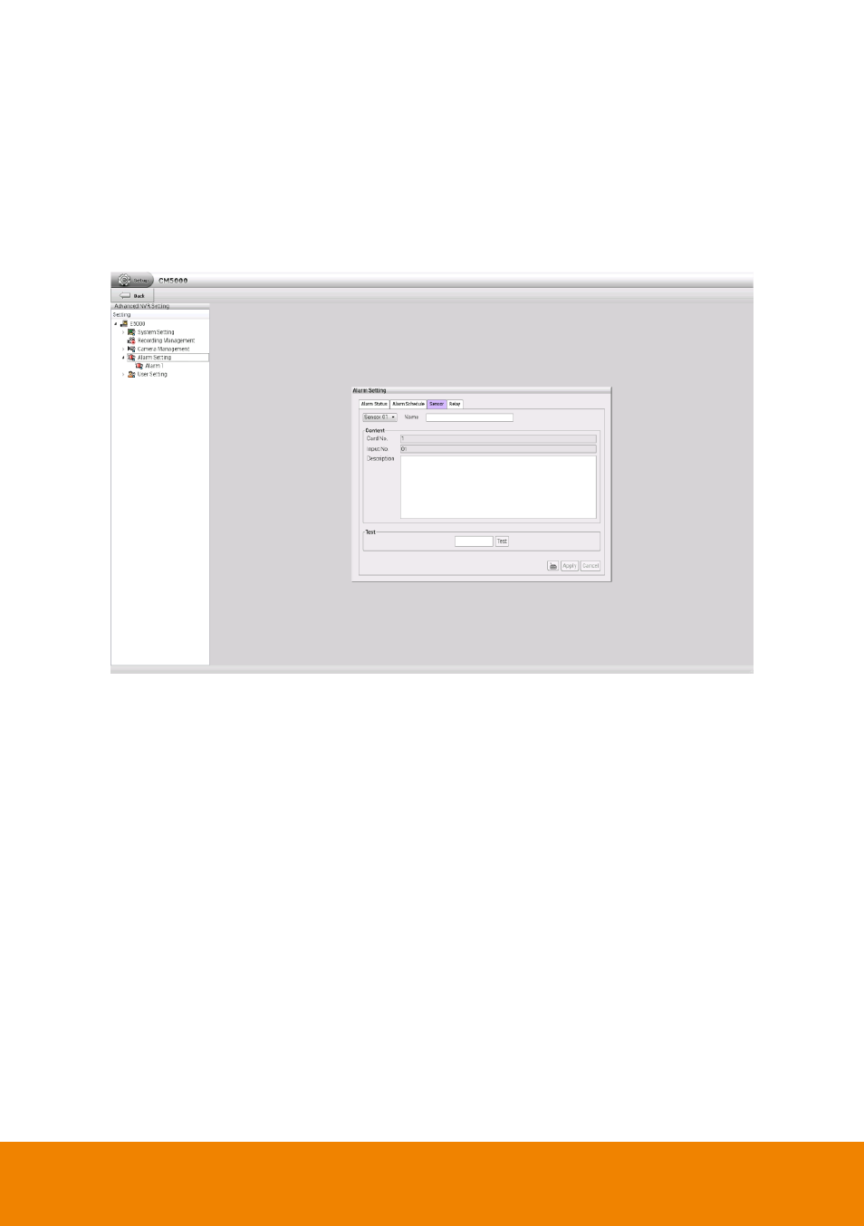 8 i/o setting, Sensor setting, I/o setting | AVer CM5000 User Manual | Page 154 / 157