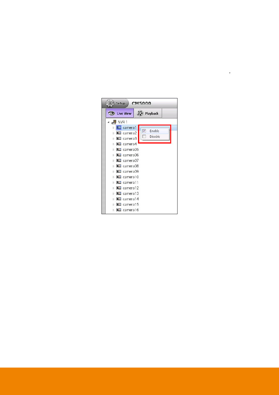 4 enable/disable the monitored channel, Enable/disable the monitored channel | AVer CM5000 User Manual | Page 19 / 157