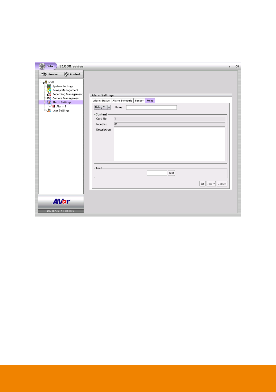 2 relay setting | AVer E1008H User Manual | Page 119 / 180