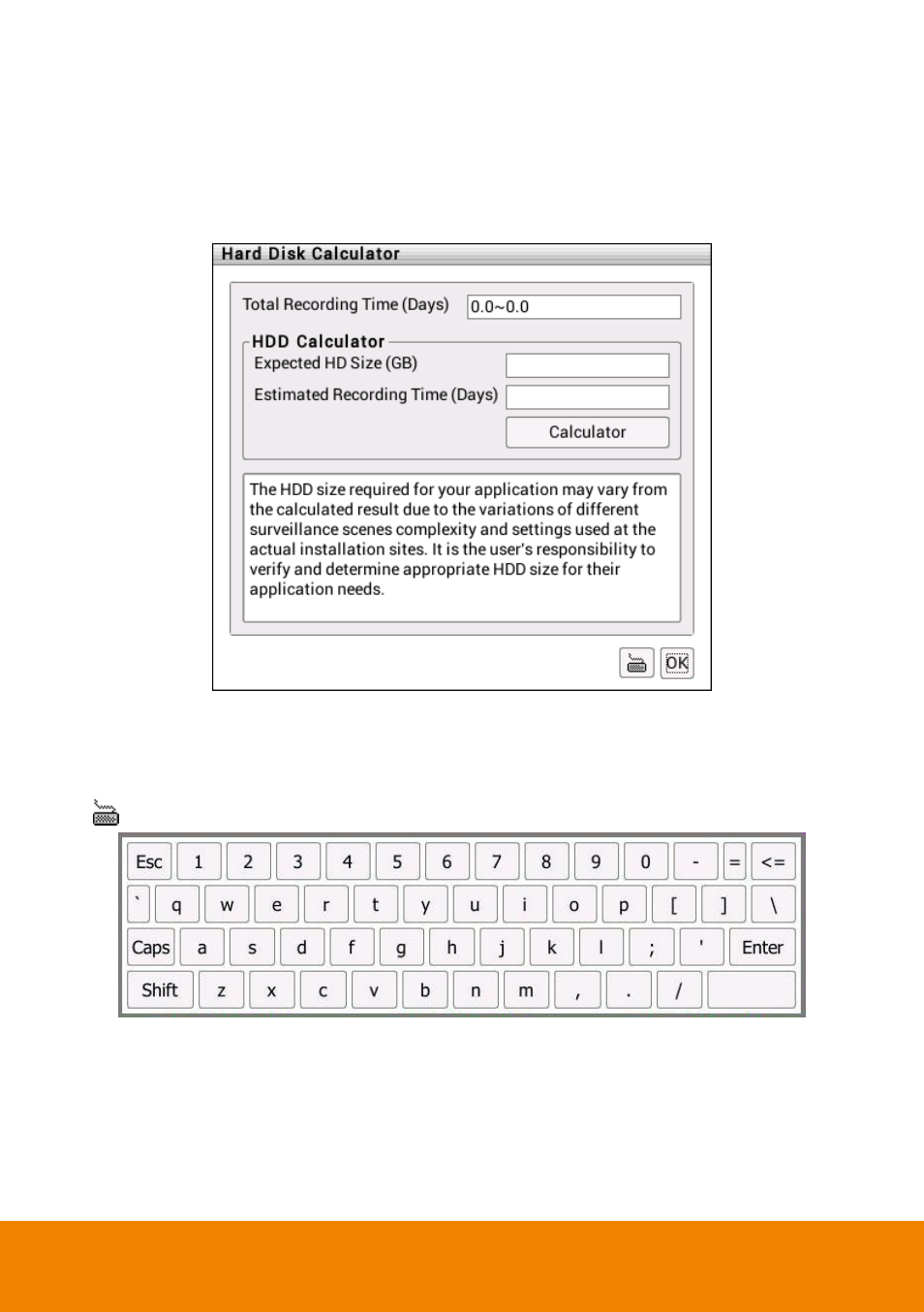 2 on screen keyboard, On screen keyboard | AVer E1008H User Manual | Page 136 / 180