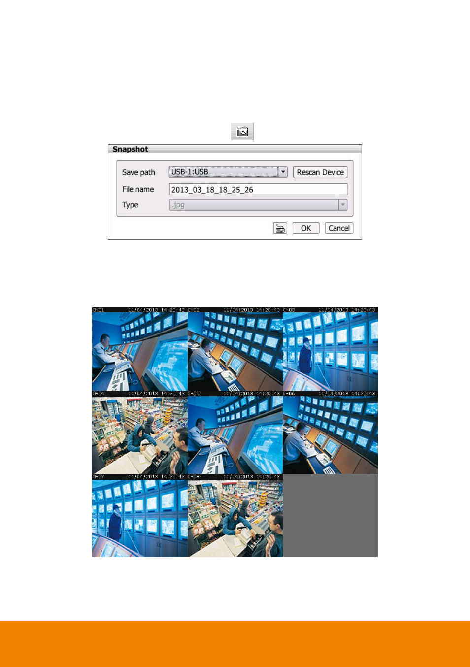 8 snapshot the screen, Snapshot the screen, Chapter 3.8 | AVer E1008H User Manual | Page 145 / 180