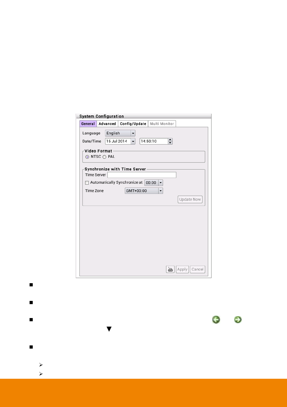 1 general system setting, General system setting, Chapter 2.5.1 | AVer E1008H User Manual | Page 36 / 180