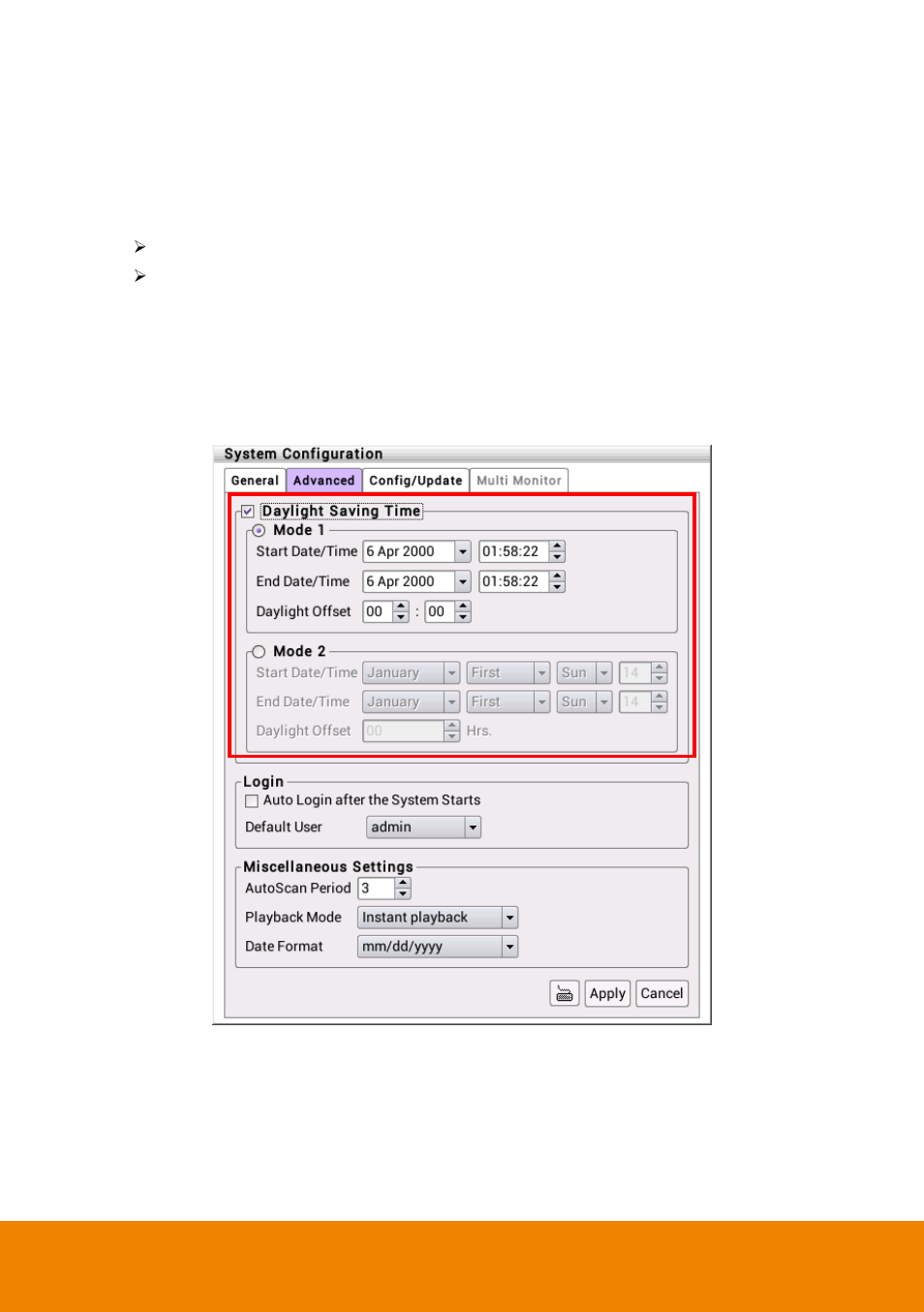 1 daylight saving time setting, Daylight saving time setting | AVer E1008H User Manual | Page 38 / 180