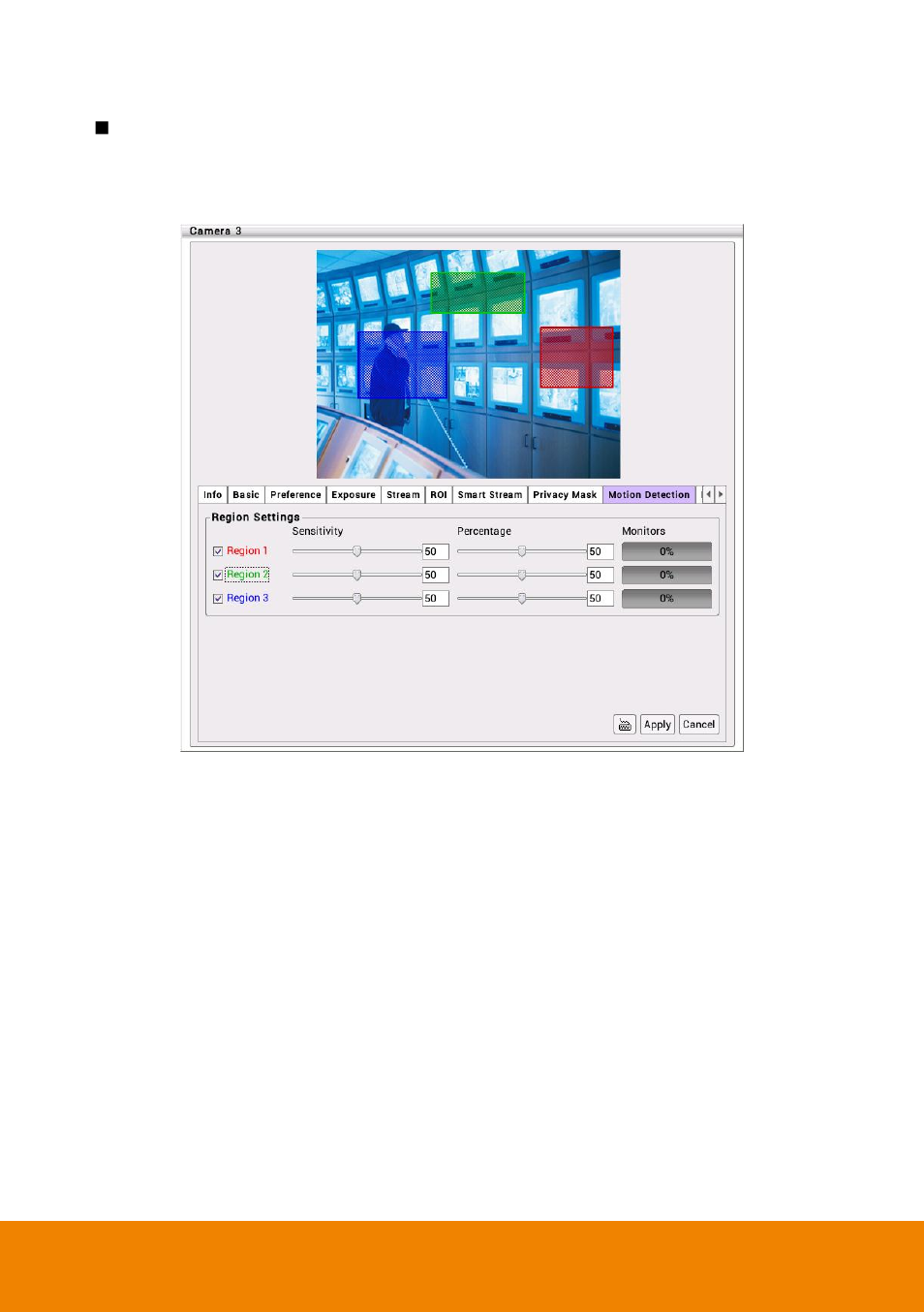 Motion detection | AVer E1008H User Manual | Page 78 / 180