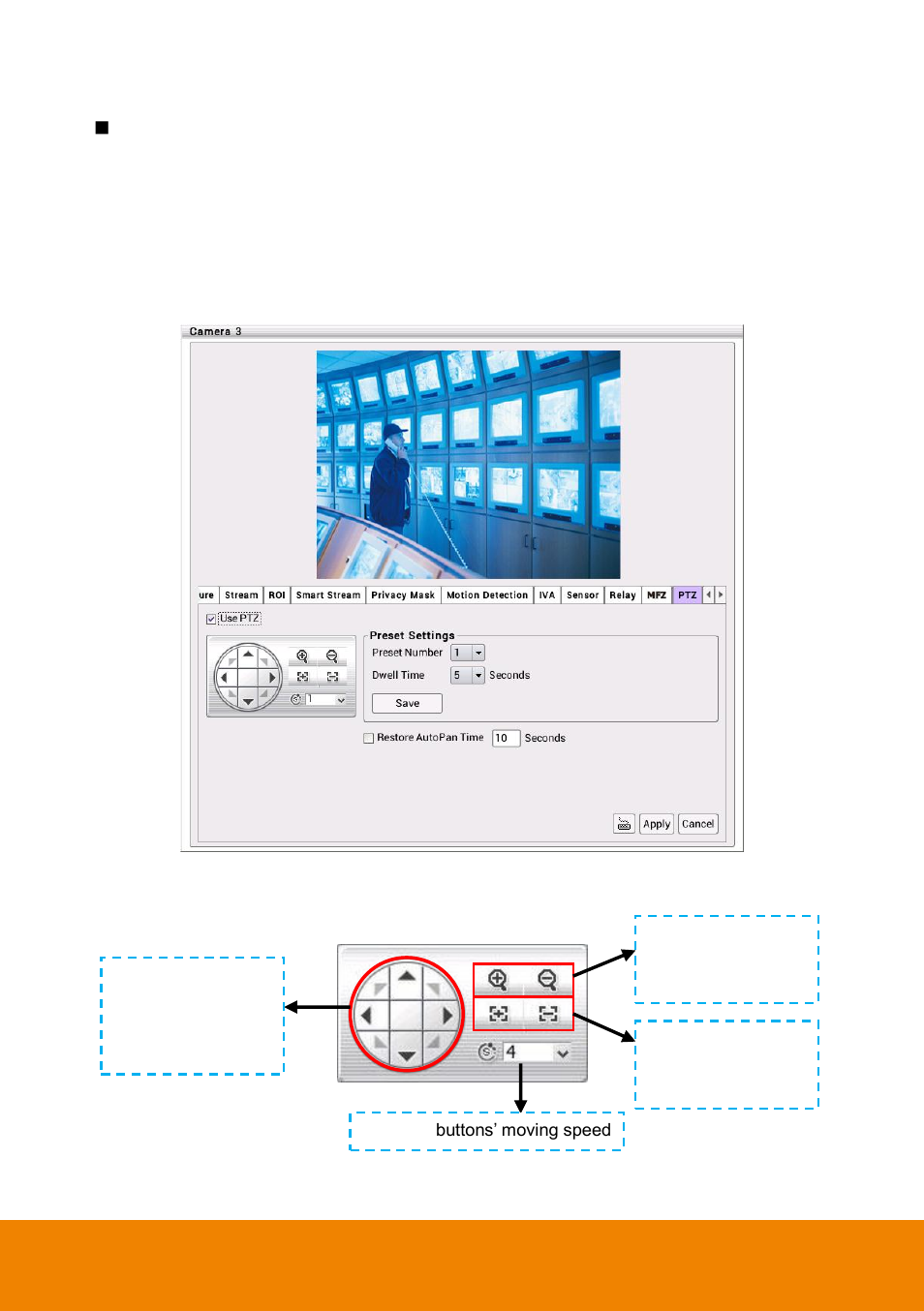 Setup ptz function, Setup ip camera ptz function | AVer E1008H User Manual | Page 88 / 180