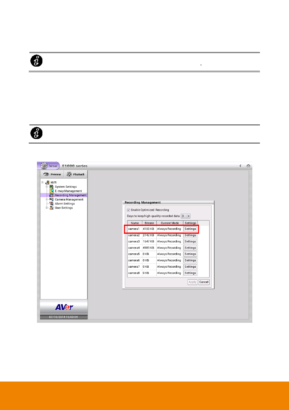 9 record management, Record management, Chapter 2.9 | AVer E1008H User Manual | Page 93 / 180