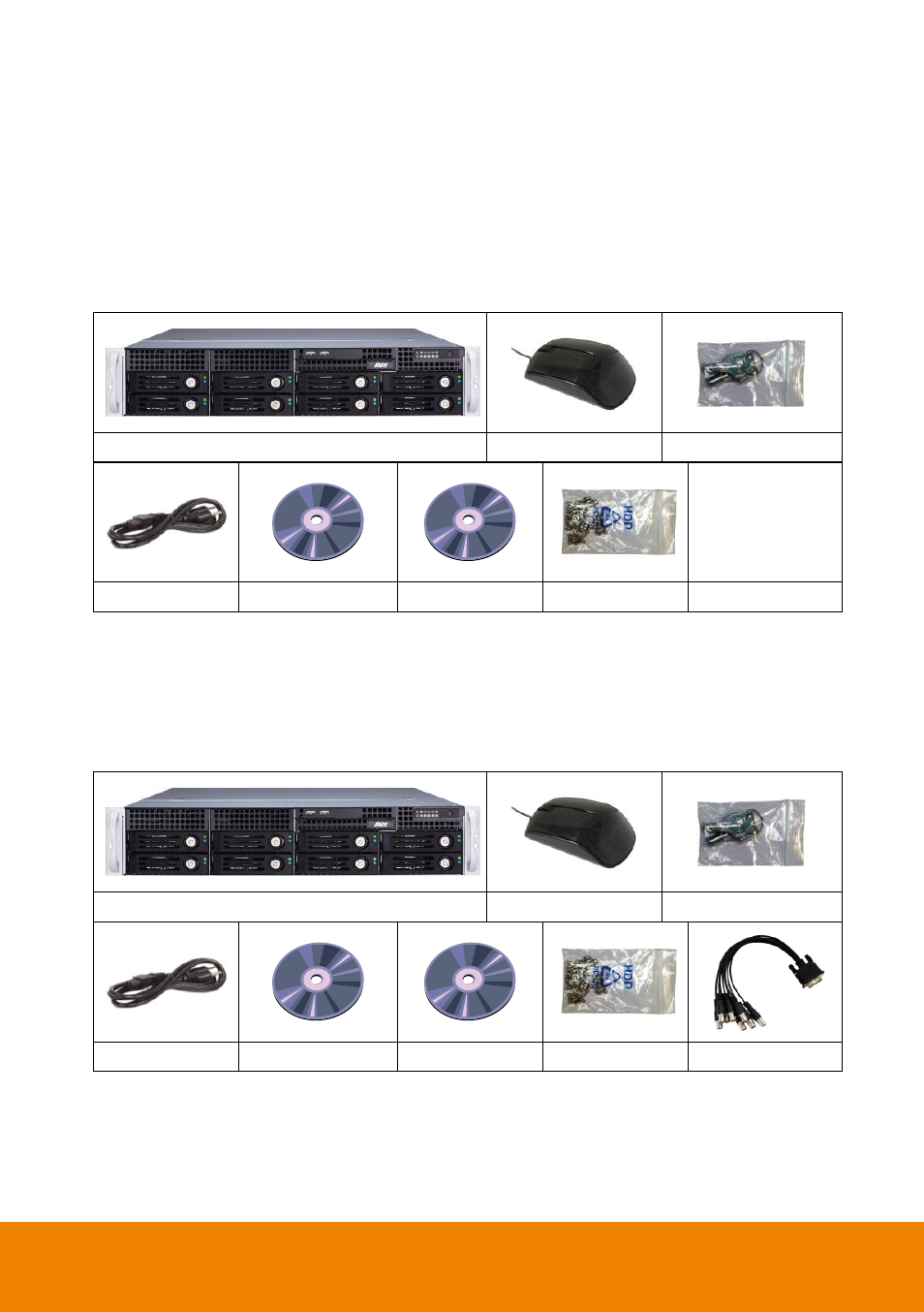 Chapter 1 hardware introduction, 1 package contents, P5036-r | P5036-16-r, Chapter 1, Hardware introduction, Package contents | AVer P5000 series User Manual | Page 10 / 177