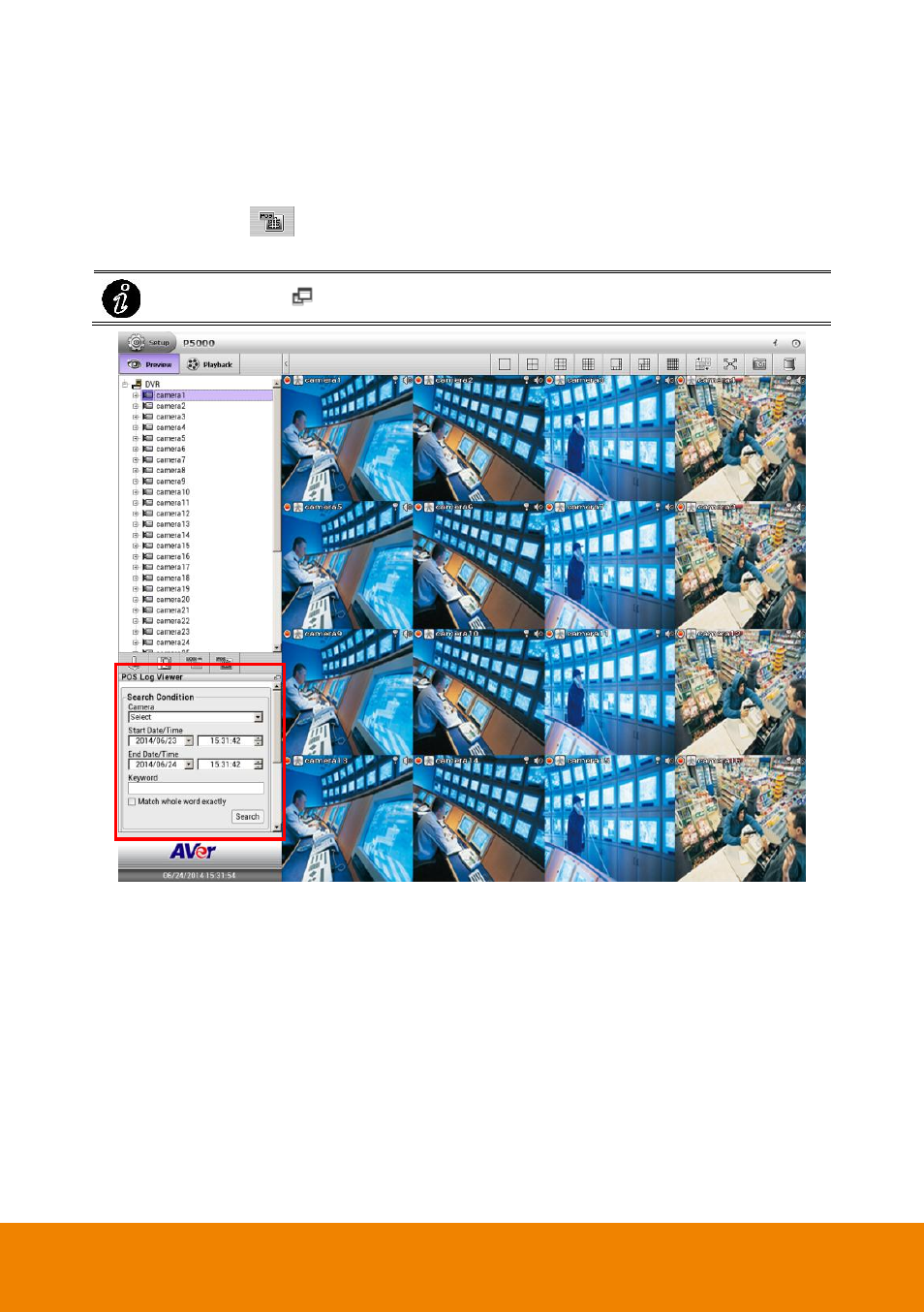 3 using pos log viewer, Chapter 2.16.3, Chapter 2.17.3 | AVer P5000 series User Manual | Page 134 / 177