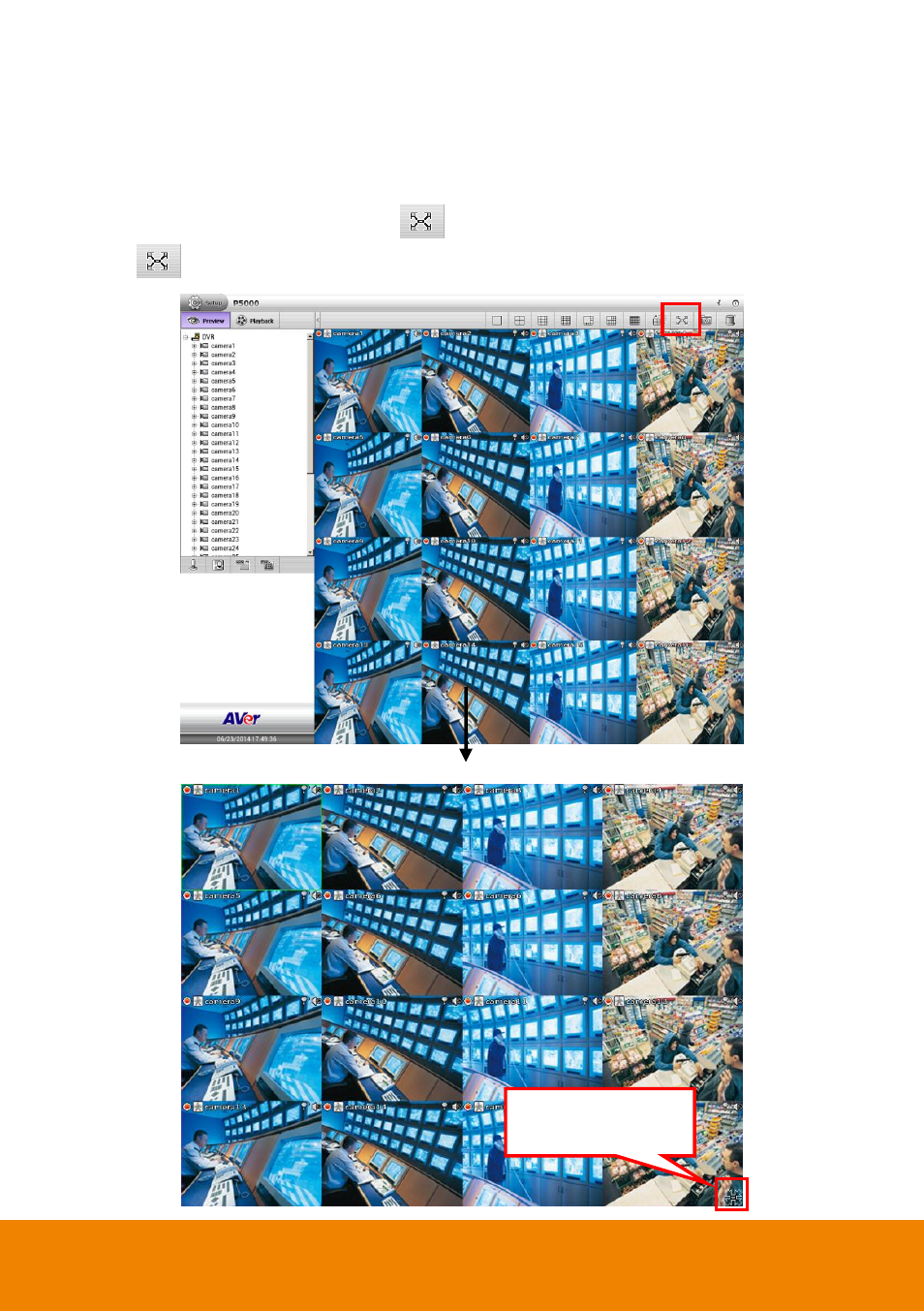 9 full screen display, Full screen display, Chapter 3.9 | AVer P5000 series User Manual | Page 145 / 177