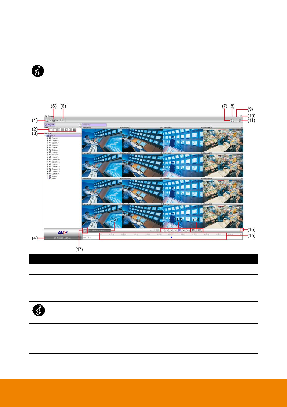 1 familiarizing functions of qplayer, Familiarizing functions of qplayer | AVer P5000 series User Manual | Page 166 / 177