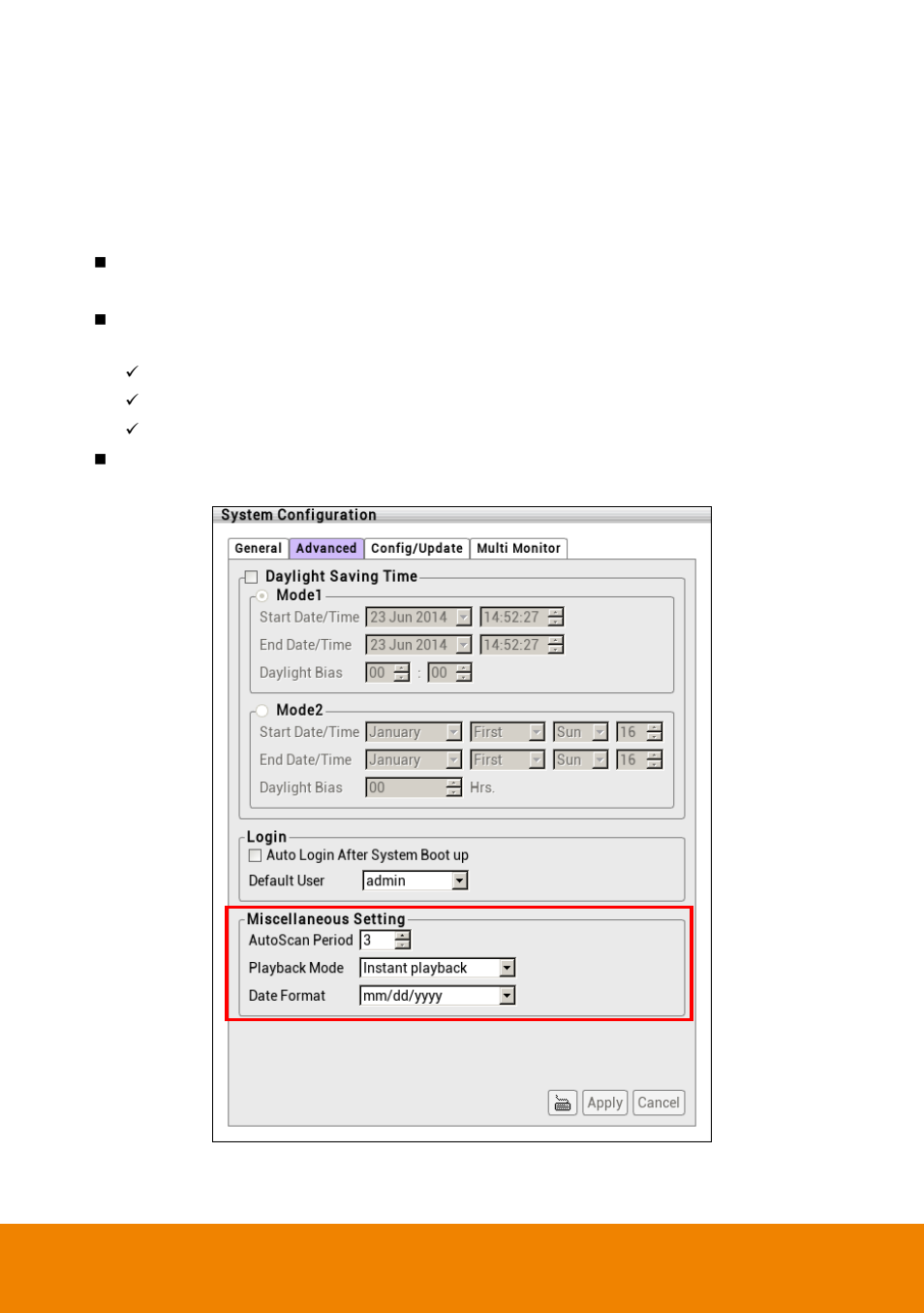 3 customizing system miscellaneous setting, Customizing system miscellaneous setting | AVer P5000 series User Manual | Page 42 / 177