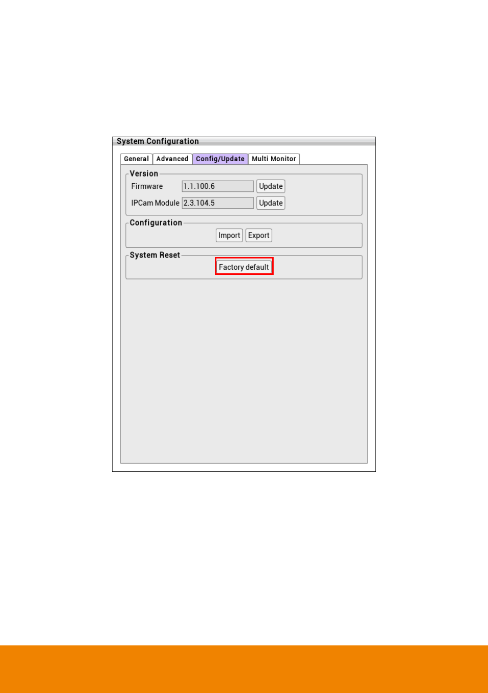 6 reset to factory default, Reset to factory default | AVer P5000 series User Manual | Page 49 / 177