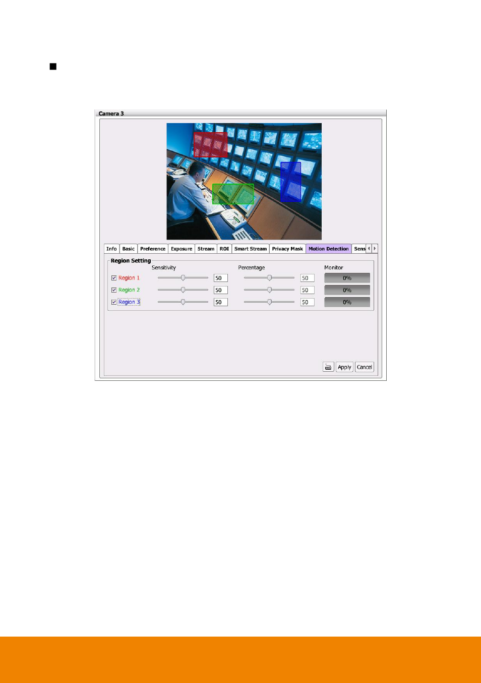 Motion detection | AVer P5000 series User Manual | Page 82 / 177