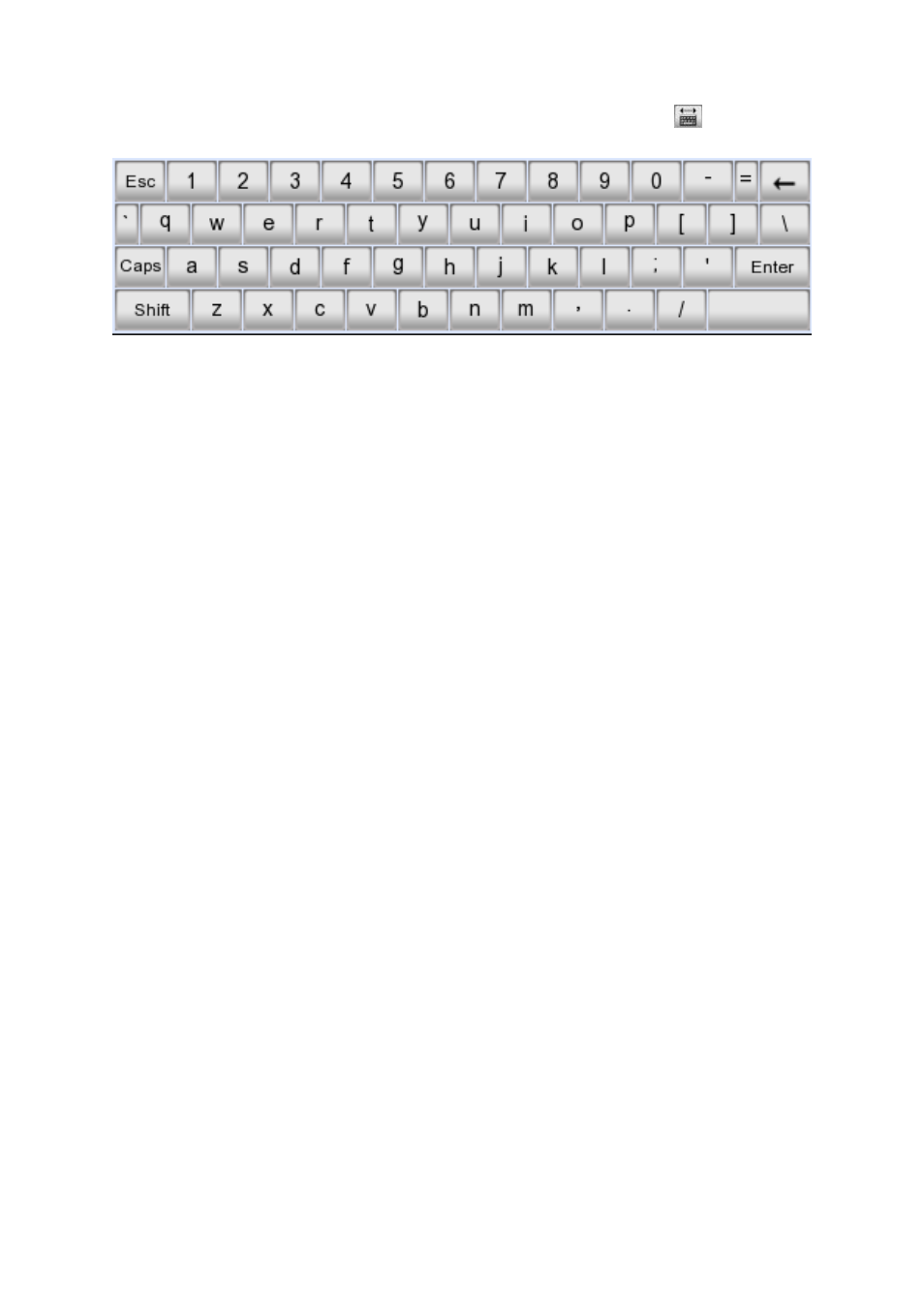 Using the virtual keyboard, 1 using the virtual keyboard | AVer EXR6004-Mini user manual User Manual | Page 15 / 99
