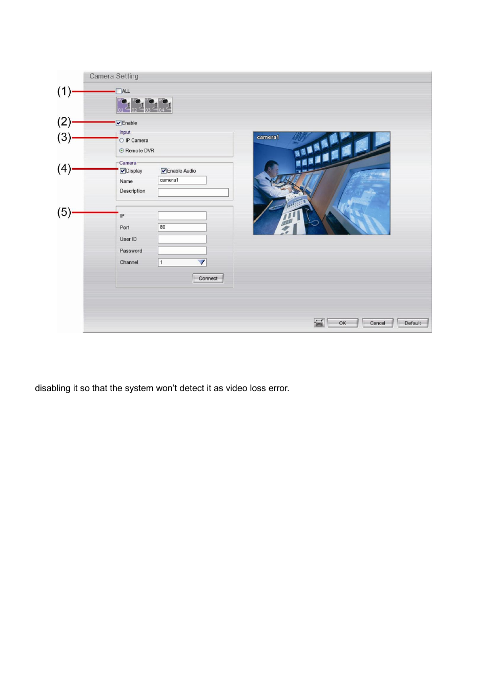 To setup camera from the remote dvr, 2 to setup camera from the remote dvr | AVer EXR6004-Mini user manual User Manual | Page 37 / 99