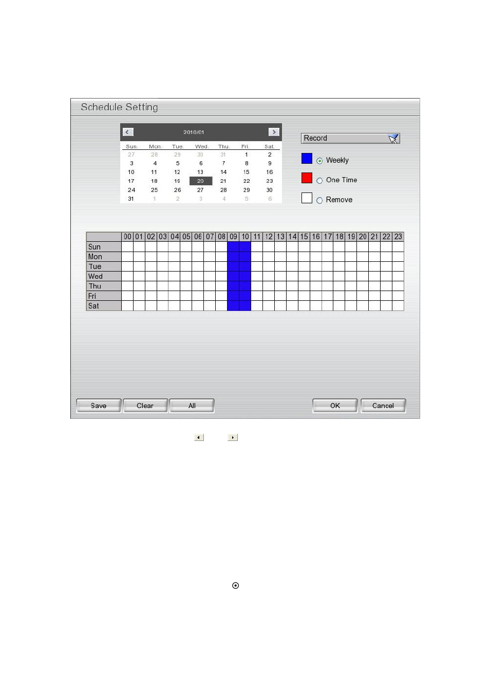 Schedule setting, 5 schedule setting | AVer EXR6004-Mini user manual User Manual | Page 43 / 99