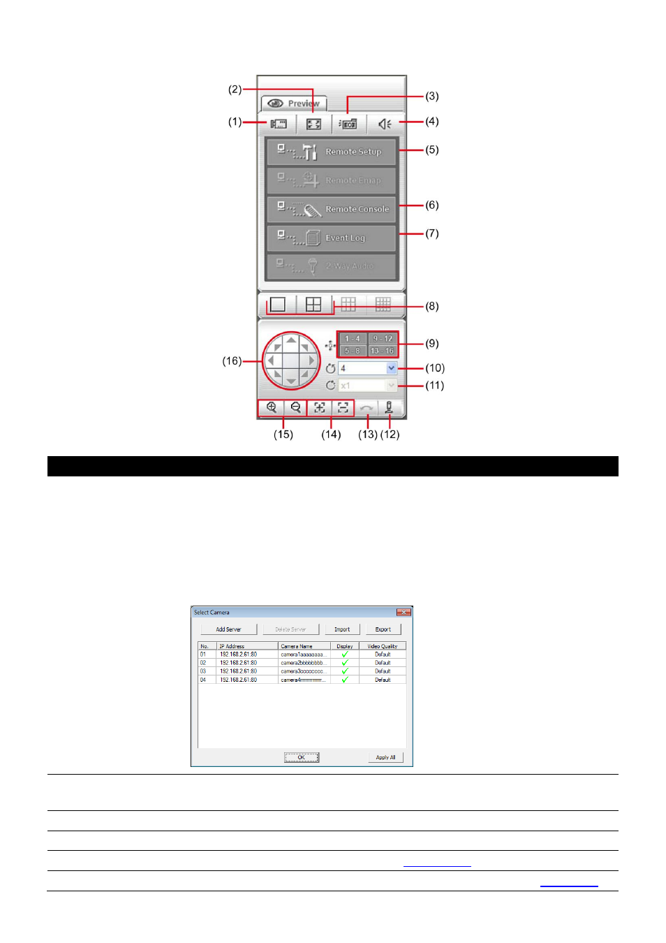 Pcviewer control panel, 2 pcviewer control panel | AVer EXR6004-Mini user manual User Manual | Page 62 / 99