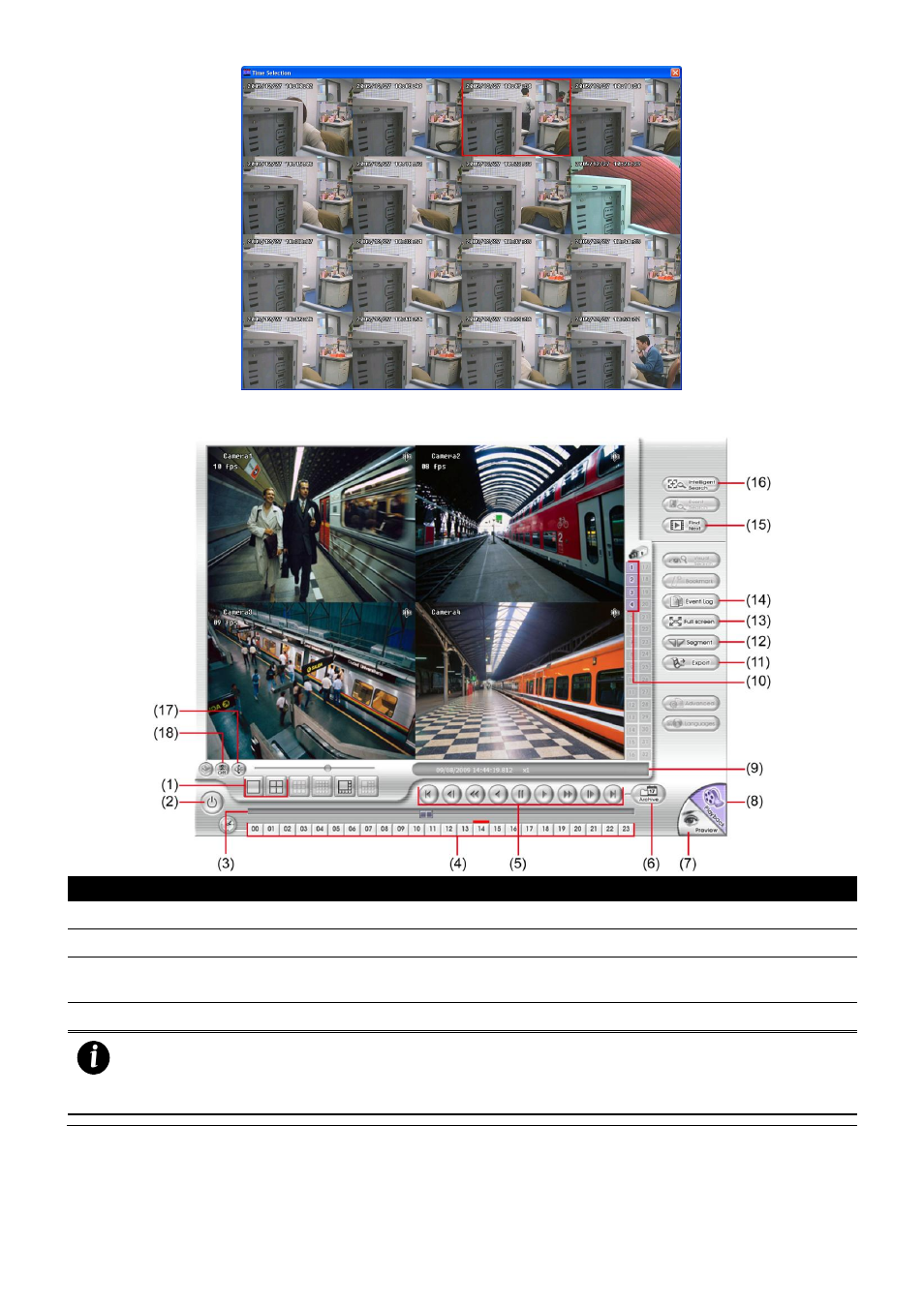 Familiarizing the buttons in local playback, 1 familiarizing the buttons in local playback | AVer EXR6004-Mini user manual User Manual | Page 81 / 99