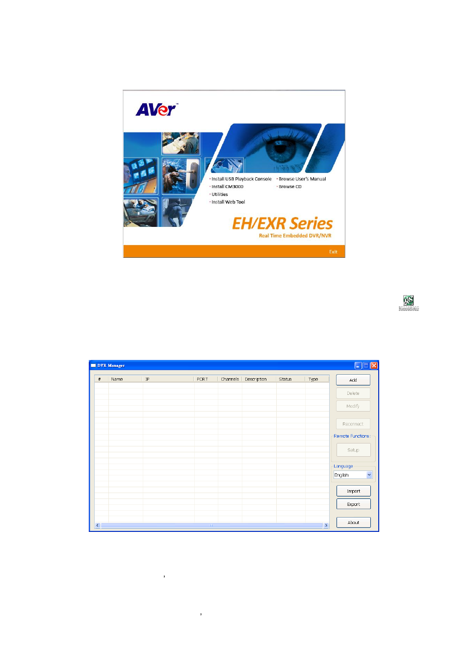 Chapter 6, Web tools, Remote setup | To add dvr server, Chapter 6 web tools, 1 remote setup, 1 to add dvr server | AVer EXR6004-Mini user manual User Manual | Page 93 / 99