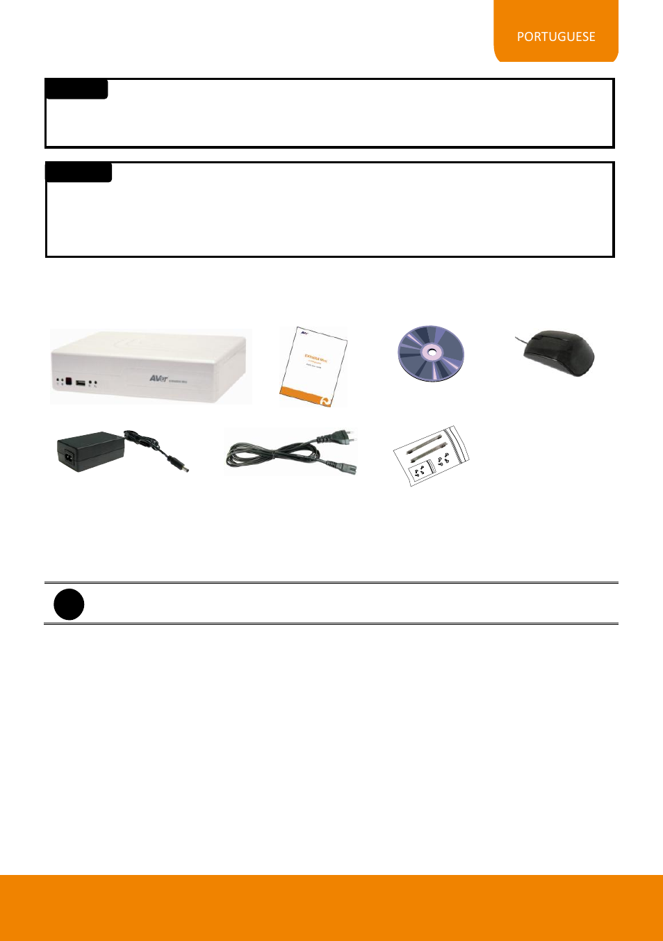 Conteú do da embalagem | AVer EXR6004-Mini quick guide User Manual | Page 71 / 93
