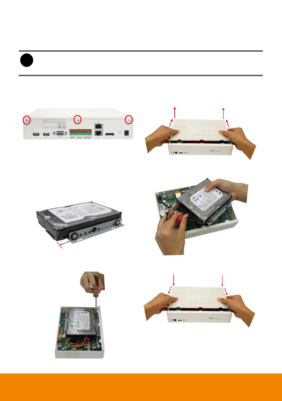 Instalação do hardware | AVer EXR6004-Mini quick guide User Manual | Page 72 / 93