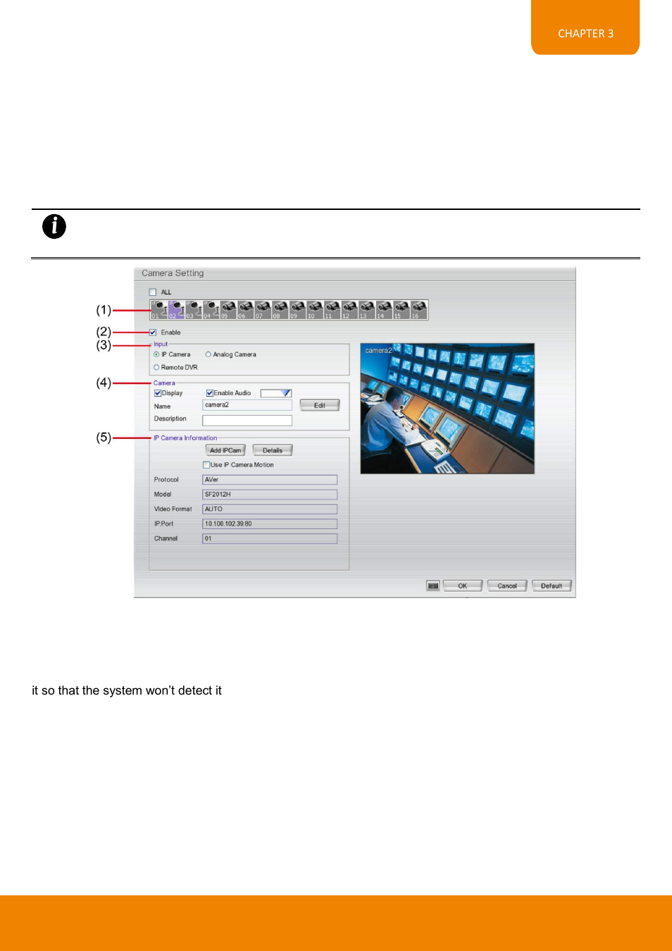 Camera setup, To setup ip camera(fixed mode), Chapter 3.2.1 | 2 camera setup, 1 to setup ip camera(fixed mode) | AVer EH11116H-4 series user manual User Manual | Page 69 / 159