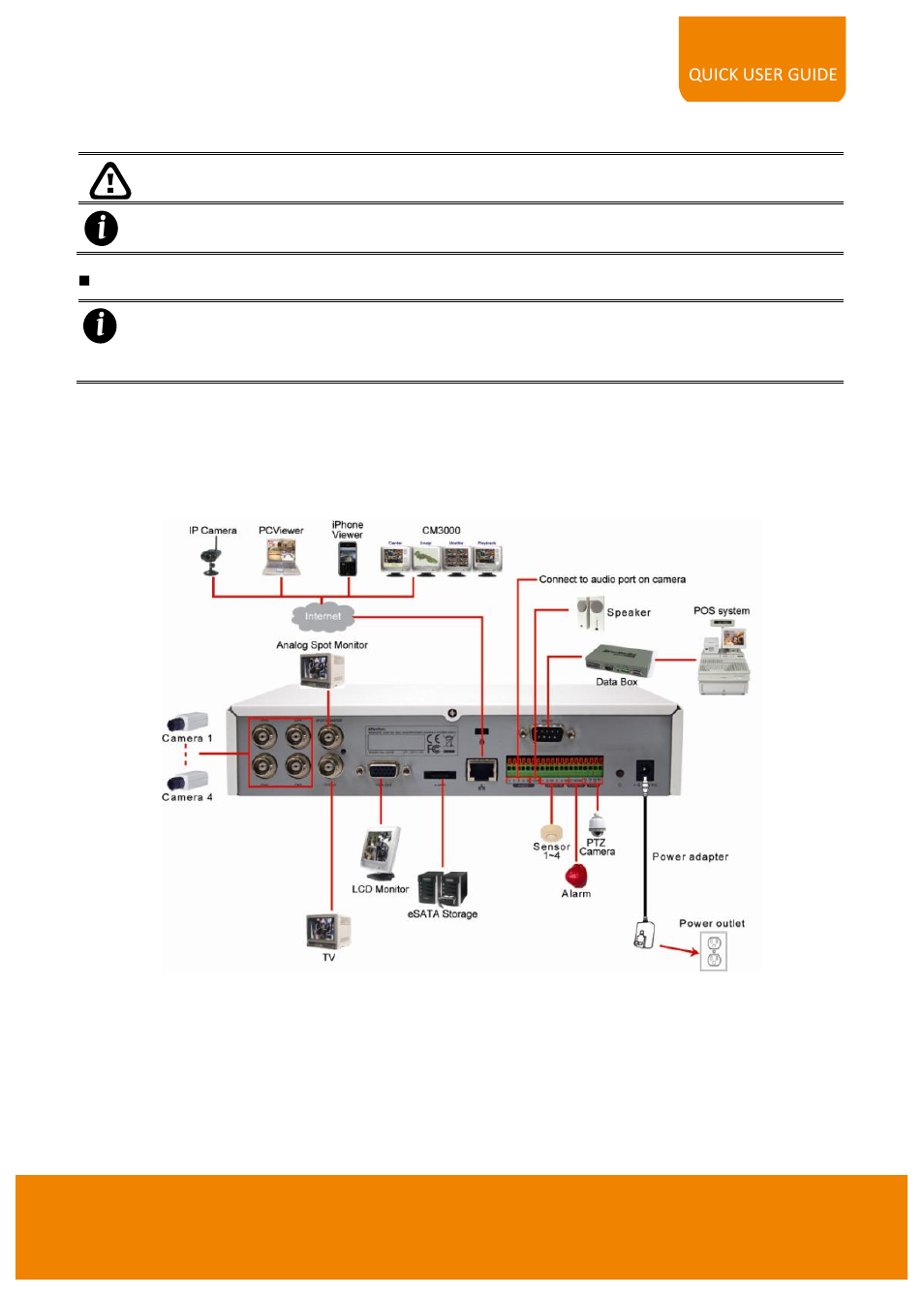 Device connection | AVer EH1116H-4 Nano quick guide User Manual | Page 11 / 27