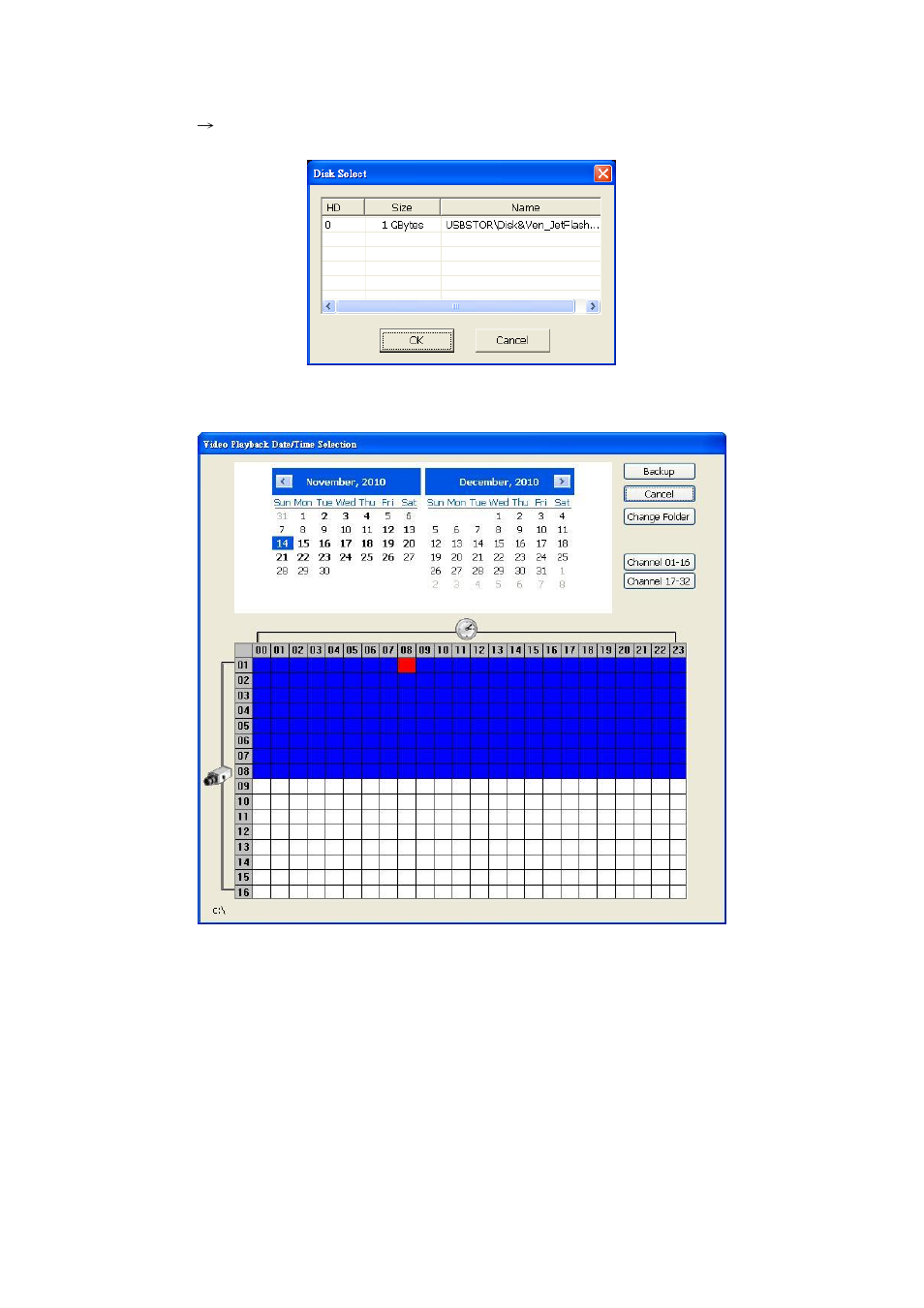 To backup recorded file, Chapter 4.3.4, 4 to backup recorded file | AVer EH1116H-4 Nano user manual User Manual | Page 77 / 125