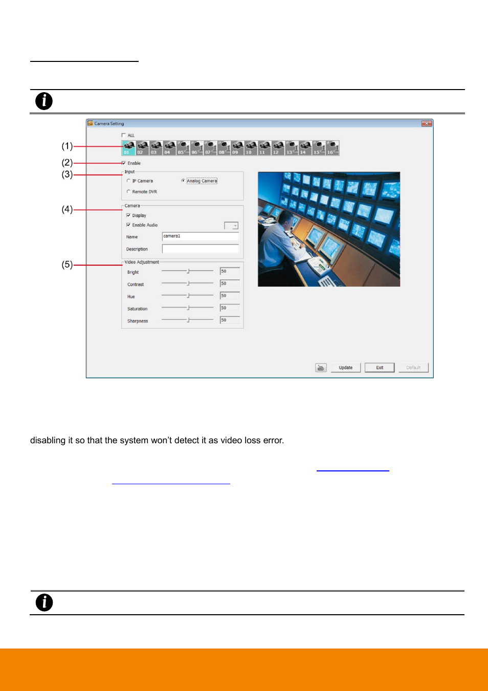 Analog camera setting | AVer EH6216H+ user manual User Manual | Page 120 / 157