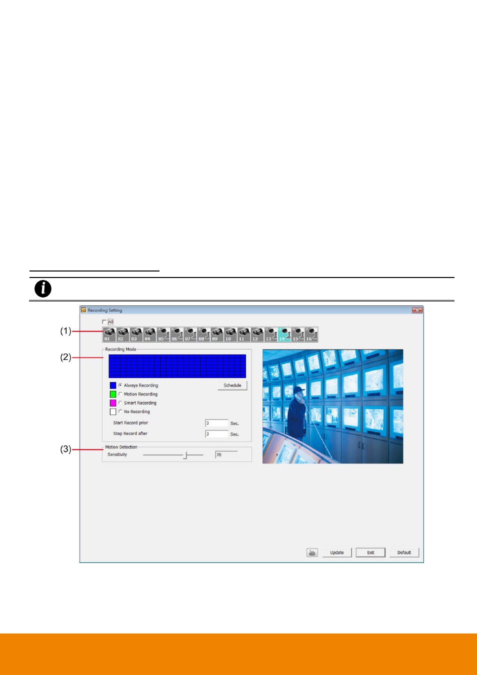 3 record setting | AVer EH6216H+ user manual User Manual | Page 122 / 157