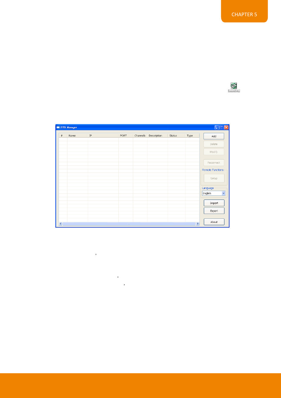 Chapter 5, Using the web tools, Remote setup | 1 to add dvr server, Chapter 5 using the web tools, 1 remote setup | AVer EH6216H+ user manual User Manual | Page 149 / 157
