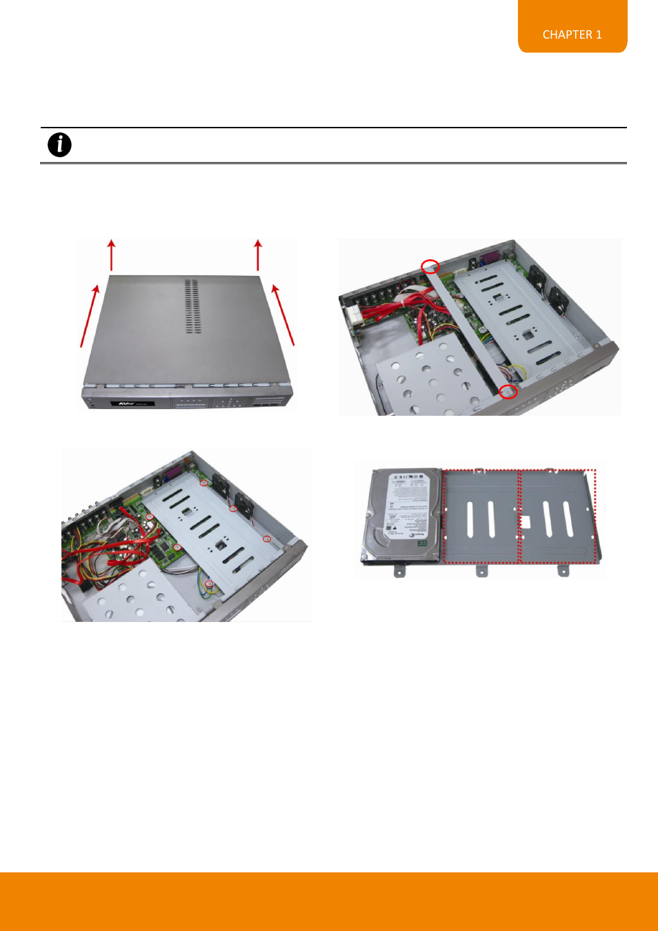 Setting up the dvr unit, 1 installing the hard disks, 4 setting up the dvr unit | AVer EH6216H+ user manual User Manual | Page 19 / 157