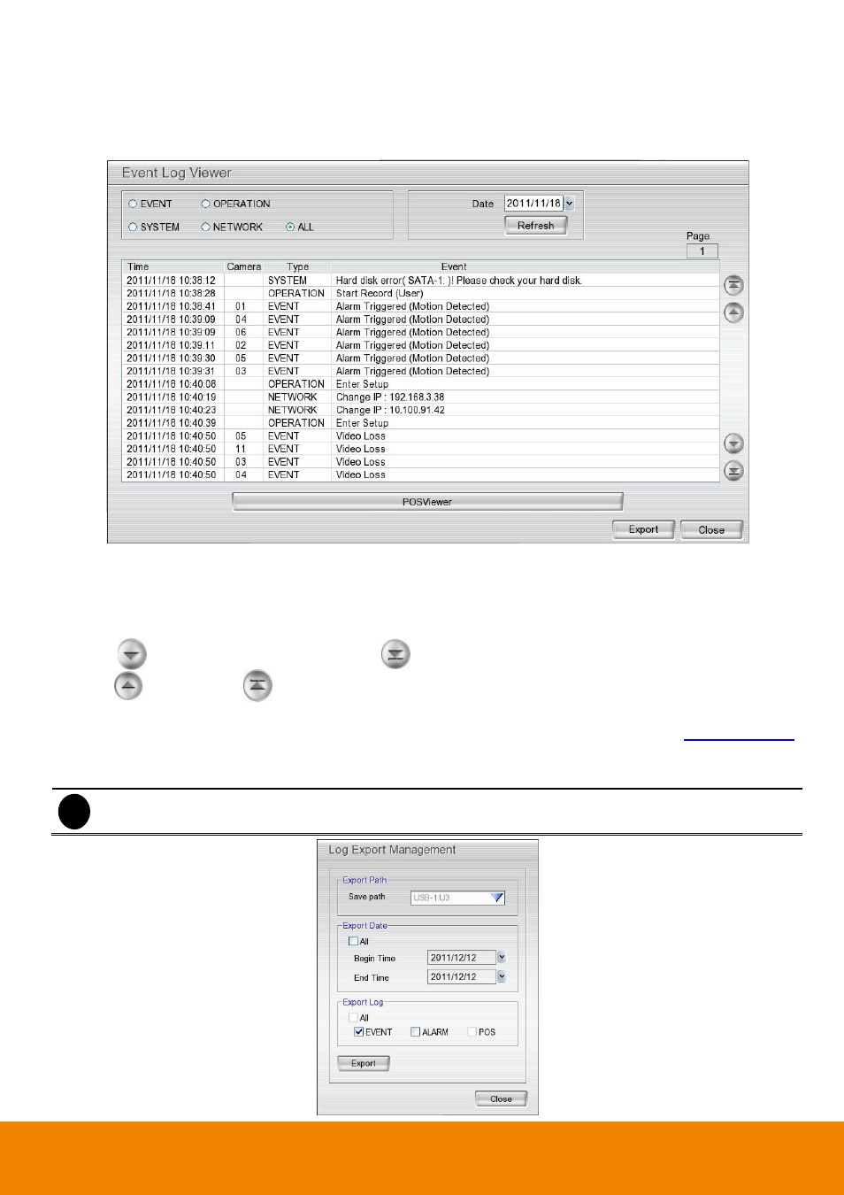 4 using event log viewer, Chapter 2.2.4 | AVer EH6216H+ user manual User Manual | Page 50 / 157